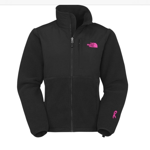The North Face Jackets & Blazers - The North Face Pink Ribbon Denali Black Jacket